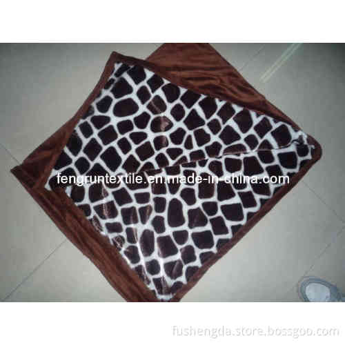 Animal Printed Plush Blanket Polar Fleece Blanket Polyester Blanket